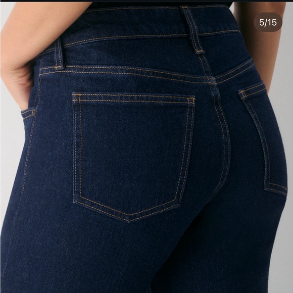 Aritzia❣️Denim Forum Tilda Curve-fit straight jeans - Picture 5 of 13